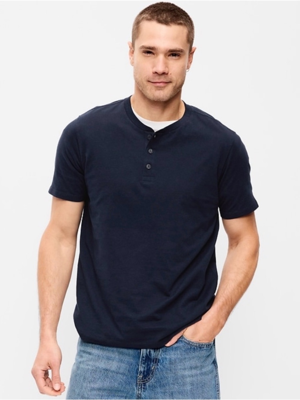 Old Navy Henley T-Shirt SZ L